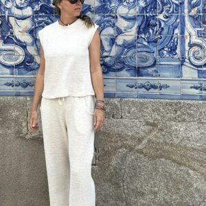LOOK - CAMISETA + CALÇA BOUCLE